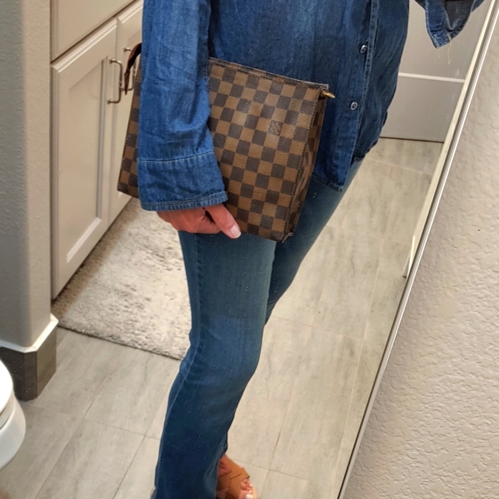 Louis Vuitton Damier Ebene Toiletry Pouch 26 Poche Toilette